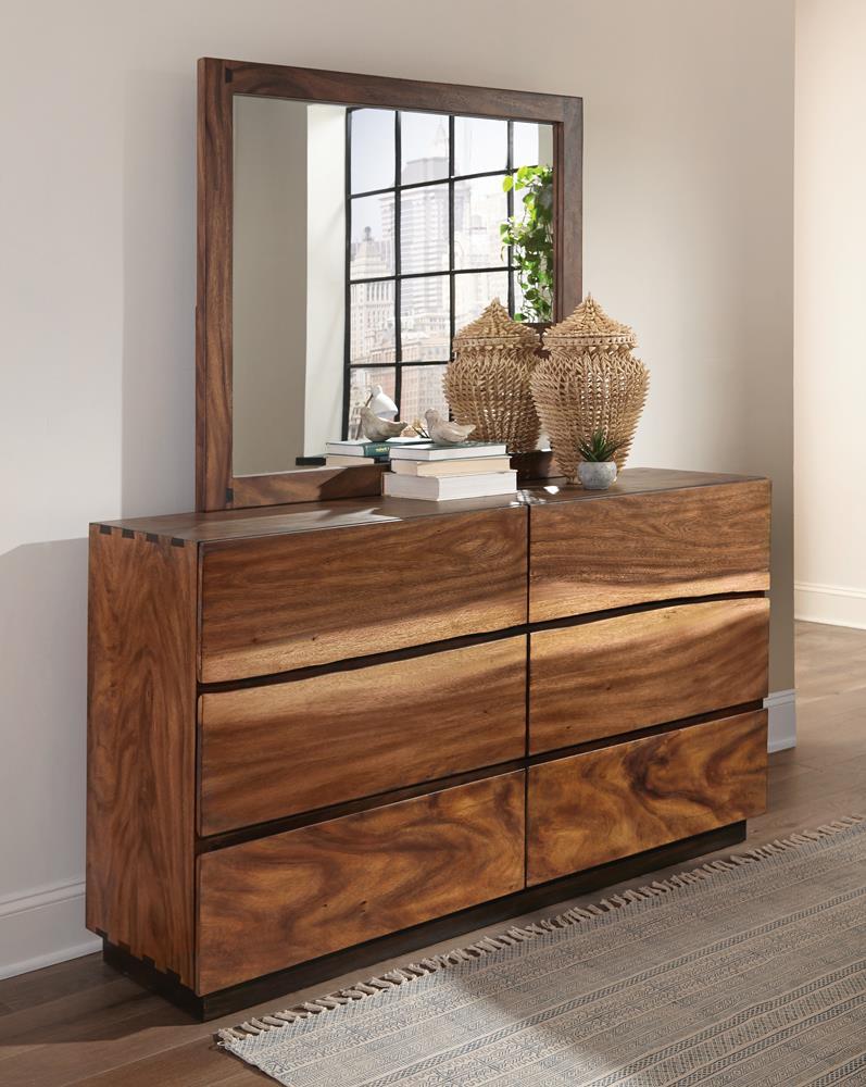 Winslow Dresser Mirror Smokey Walnut - Furniture Now (CA)