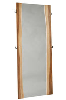 Winslow Standing Mirror Smokey Walnut and Coffee Bean - Furniture Now (CA)