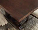 Brockway Trestle Dining Table Antique Java - Furniture Now (CA)