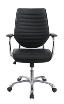 Chase High Back Office Chair Black and Chrome - Furniture Now (CA)