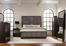 Durango California King, Eastren King, & Queen Upholstered Bed Smoked Peppercorn and Grey - Furniture Now (CA)
