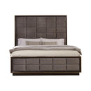 Durango California King, Eastren King, & Queen Upholstered Bed Smoked Peppercorn and Grey - Furniture Now (CA)