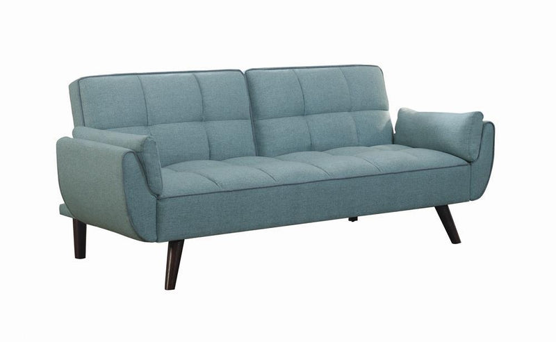 Caufield Biscuit-tufted Sofa Bed Turquoise Blue - Furniture Now (CA)