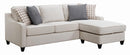 Mcloughlin Upholstered Sectional Platinum - Furniture Now (CA)
