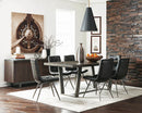 Aiken Tufted Dining Chairs Charcoal (Set of 4) - Furniture Now (CA)