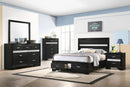 Miranda Full & Twin Storage Bed Black - Furniture Now (CA)