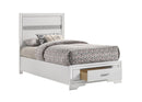 Miranda Full & Twin Storage Bed White - Furniture Now (CA)