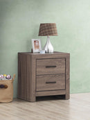 Brantford 2-drawer Nightstand Barrel Oak - Furniture Now (CA)