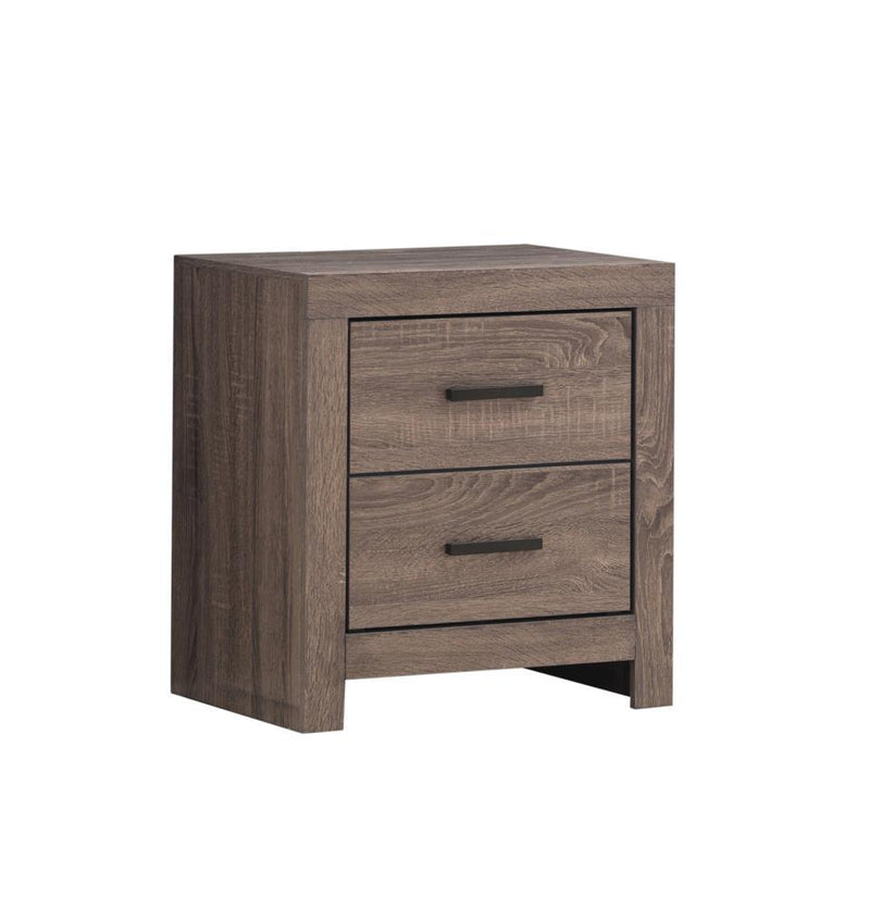 Brantford 2-drawer Nightstand Barrel Oak - Furniture Now (CA)