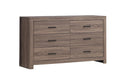 Brantford 6-drawer Dresser Barrel Oak - Furniture Now (CA)
