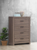 Brantford 4-drawer Chest Barrel Oak - Furniture Now (CA)