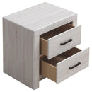 Brantford 2-drawer Nightstand Coastal White - Furniture Now (CA)