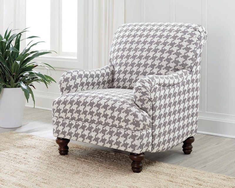 Glenn Upholstered Accent Chair Grey - Furniture Now (CA)