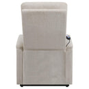 Henrietta Power Lift Recliner with Storage Pocket Beige - Furniture Now (CA)