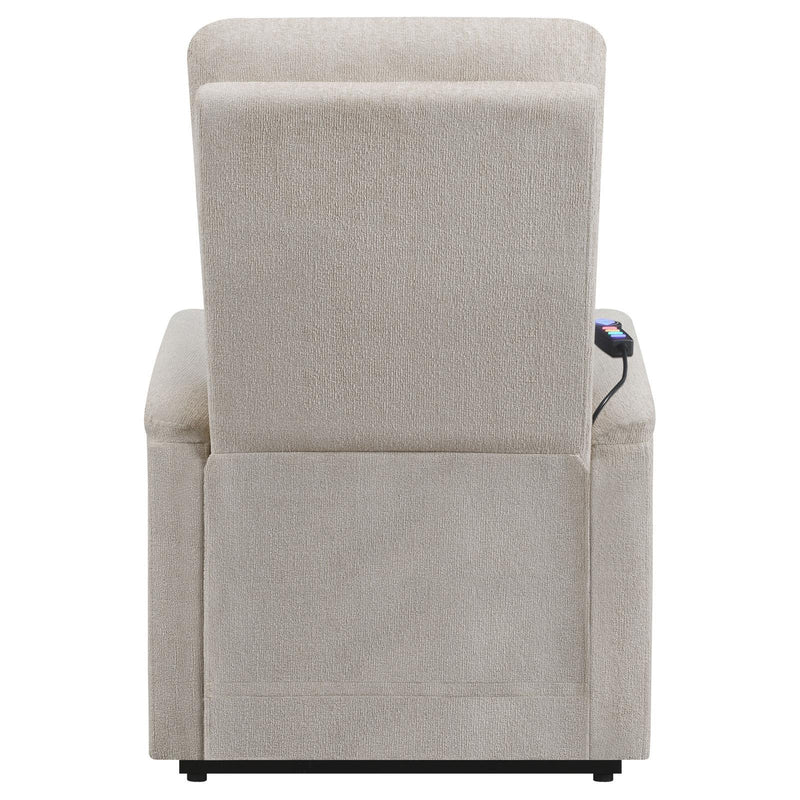 Henrietta Power Lift Recliner with Storage Pocket Beige - Furniture Now (CA)