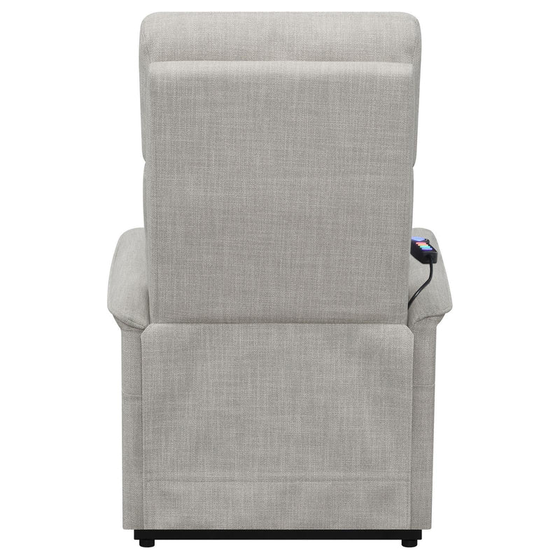 Herrera Power Lift Recliner with Wired Remote Beige - Furniture Now (CA)