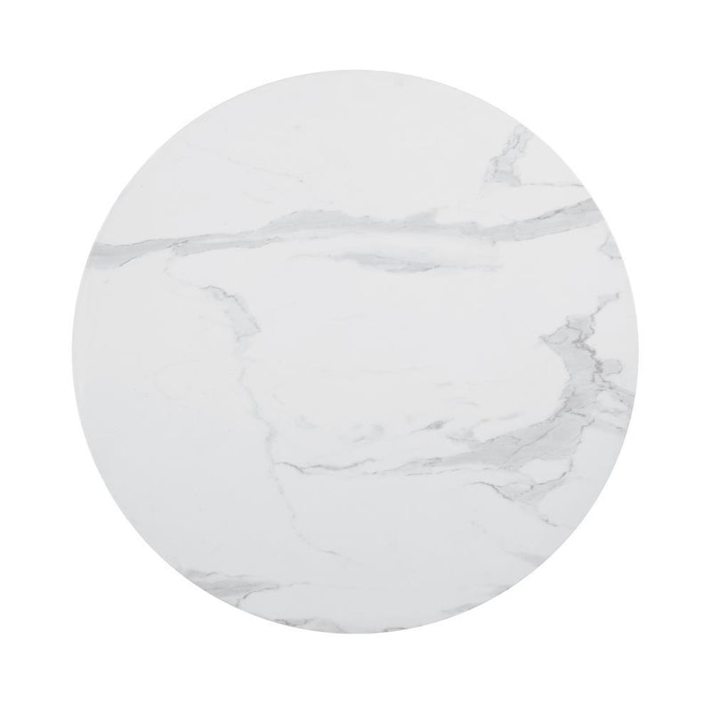 Arkell 30-inch Round Pedestal Dining Table White - Furniture Now (CA)