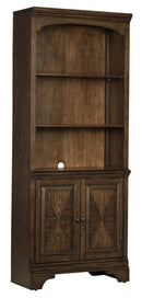 Hartshill Bookcase with Cabinet Burnished Oak - Furniture Now (CA)