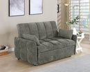 Cotswold Tufted Cushion Sleeper Sofa Bed Light Grey & Dark Grey - Furniture Now (CA)