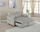 Cotswold Tufted Cushion Sleeper Sofa Bed Light Grey & Dark Grey - Furniture Now (CA)