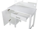 Elijah Vanity Set with LED Lights White and Dark Grey - Furniture Now (CA)