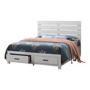 Brantford Eastern King Panel Bed Coastal White - Furniture Now (CA)