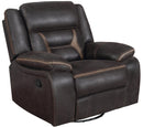 Greer Upholstered Tufted Back Glider Recliner - Furniture Now (CA)