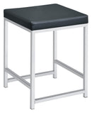 Afshan Upholstered Square Padded Cushion Vanity Stool - Furniture Now (CA)