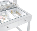 Umbridge 3-drawer Vanity with Lighting Chrome and White - Furniture Now (CA)