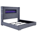 Tisdall California King, E.King & Queen Bed Grey, Black & Queen - Furniture Now (CA)