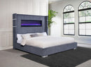 Tisdall California King, E.King & Queen Bed Grey, Black & Queen - Furniture Now (CA)
