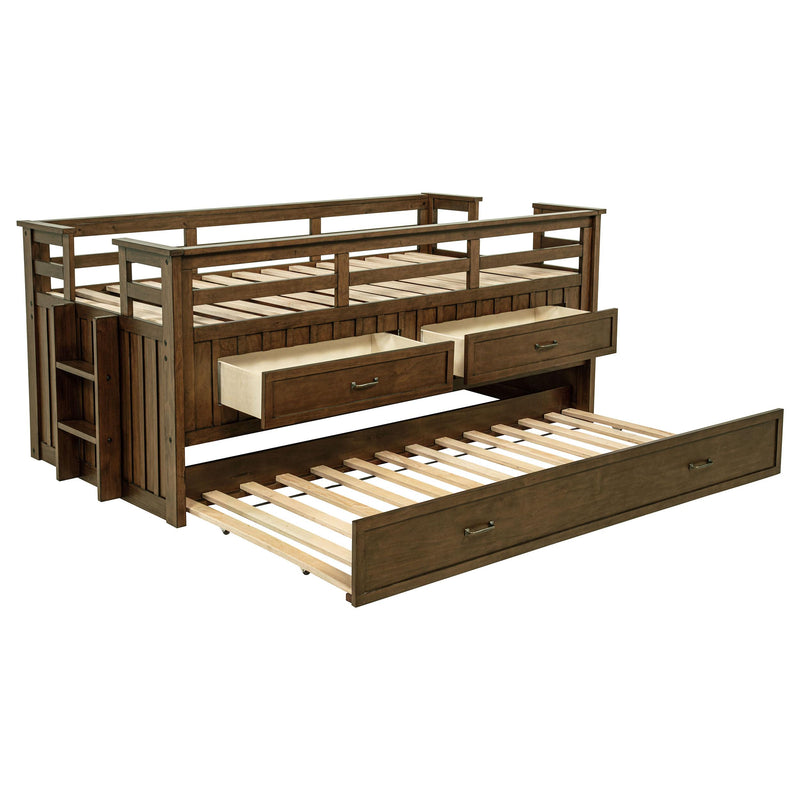Carlsbad Queen Beds Brown & Grey image