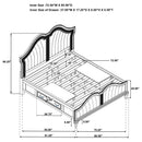 Evangeline 4 Pc Bedroom Set - Furniture Now (CA)