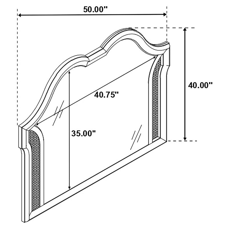 Evangeline 5 Pc Bedroom Set - Furniture Now (CA)