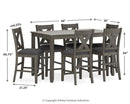 Caitbrook Counter Height Dining Table and Bar Stools (Set of 7) - Furniture Now (CA)