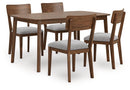 Tameride Dining Table and 4 Chairs (Set of 5)