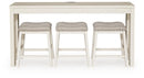 Robbinsdale Counter Height Dining Table and 3 Barstools Set