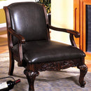Sheffield Antique Dark Cherry Accent Chair
