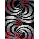 Serang Gray/Red 5' X 7' Area Rug