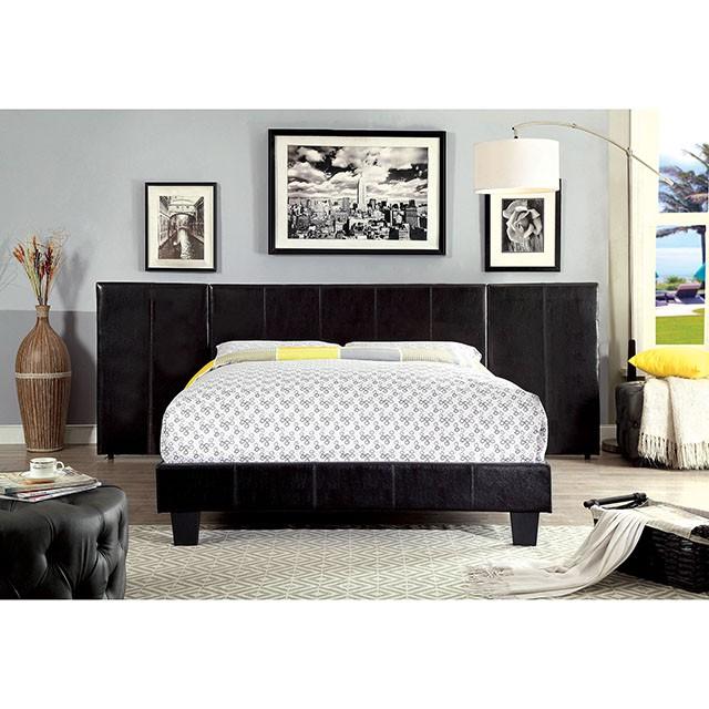 Winn Park Cal.King, E.King, Twin, & Full Bed Chrome, Gray, Brown, & Chrome