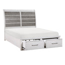 Ambrose California King & Eastern King Platform Bed with Footboard Storage - Furniture Now (CA)