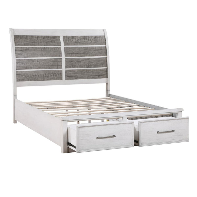 Ambrose California King & Eastern King Platform Bed with Footboard Storage - Furniture Now (CA)