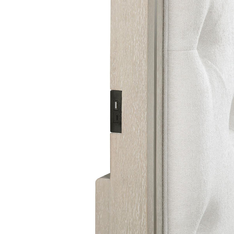 Genoa California King & Eastern King Platform Bed with Footboard Storage - Furniture Now (CA)