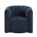 Delaney Swivel Chair Blue, Green, & White - Furniture Now (CA)