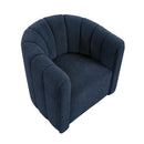 Delaney Swivel Chair Blue, Green, & White - Furniture Now (CA)