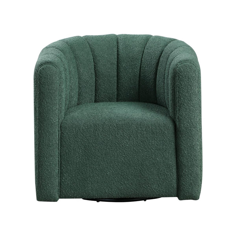 Delaney Swivel Chair Blue, Green, & White - Furniture Now (CA)
