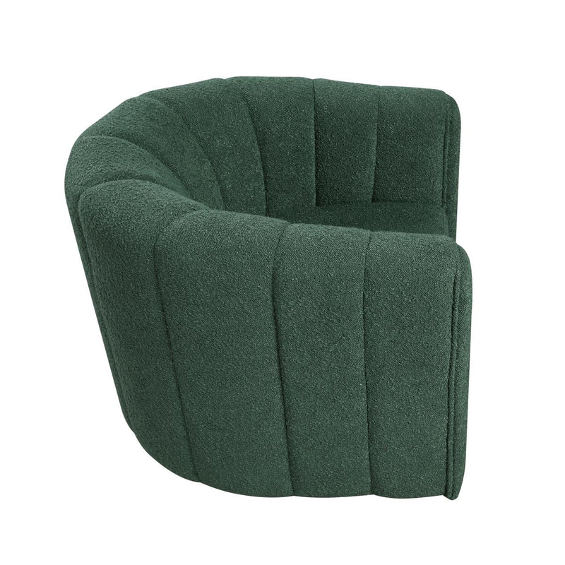 Delaney Swivel Chair Blue, Green, & White - Furniture Now (CA)