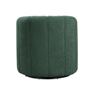 Delaney Swivel Chair Blue, Green, & White - Furniture Now (CA)