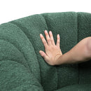 Delaney Swivel Chair Blue, Green, & White - Furniture Now (CA)