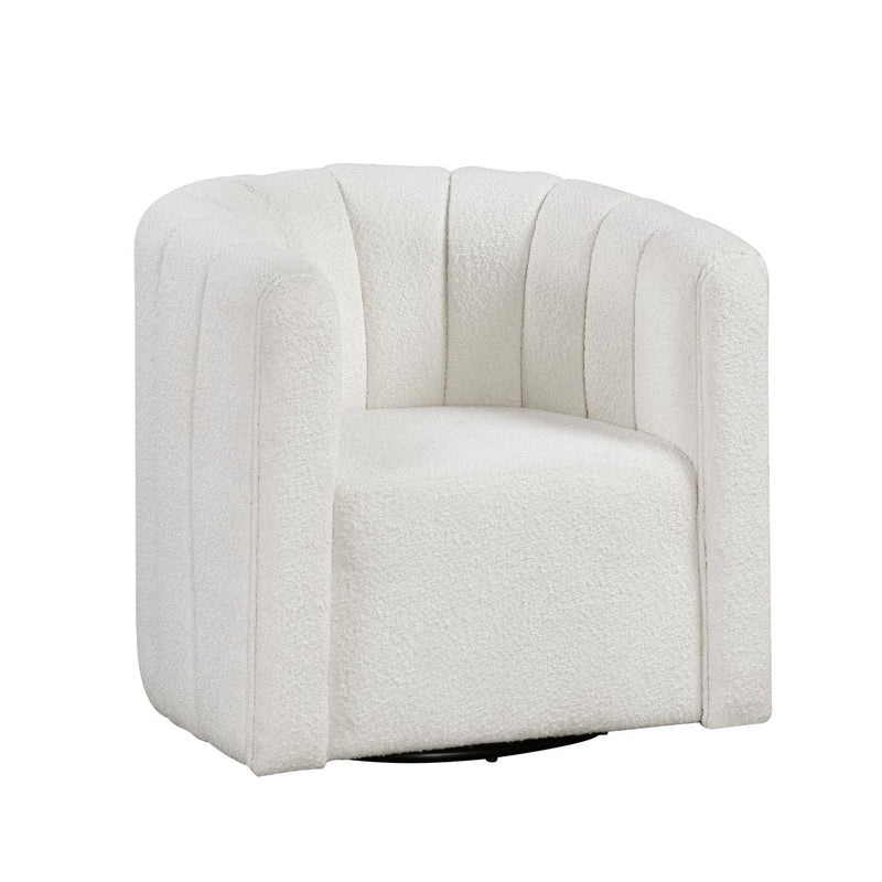 Delaney Swivel Chair Blue, Green, & White - Furniture Now (CA)